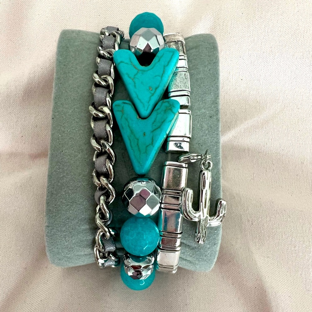 South West Silver Erimish Bracelet 🩶